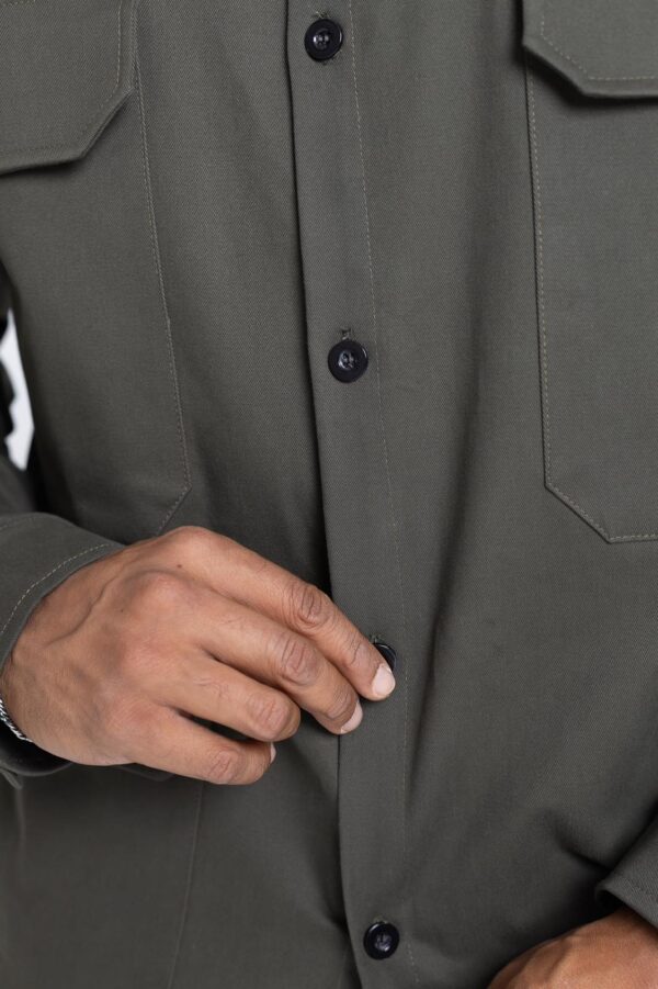Devoted Shirt with Pockets Black - Image 3