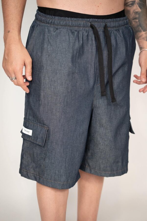 Devoted Classic Cargo Short in Denim