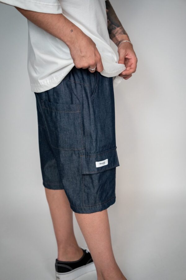 Devoted Classic Cargo Short in Denim - Image 2