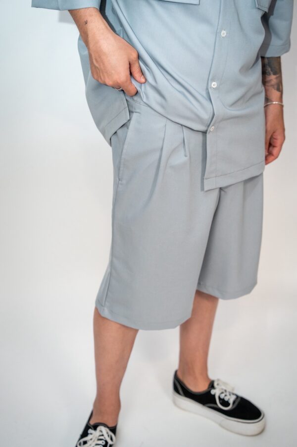 Devoted Classic Pleated Short Gray - Image 3