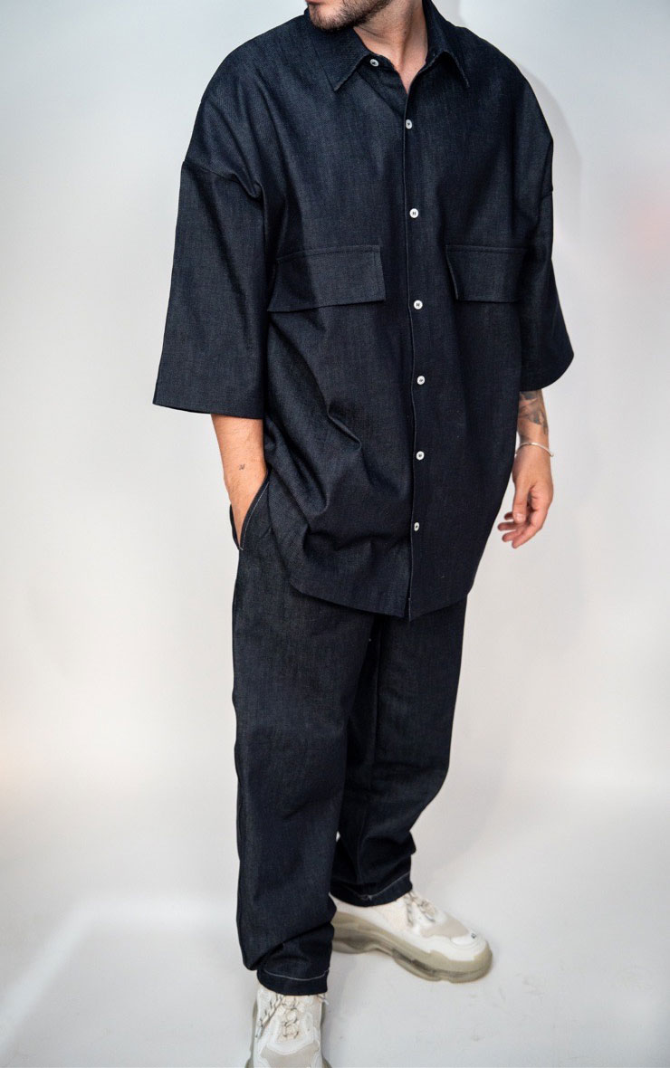 Devoted Shirt with Pockets in Denim