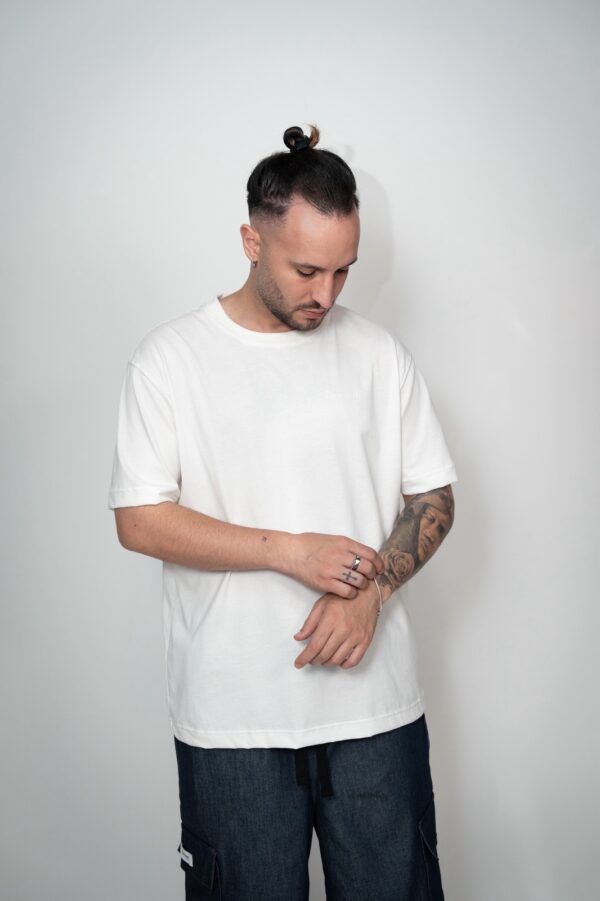Devoted Classic Slim T-Shirt White - Image 2