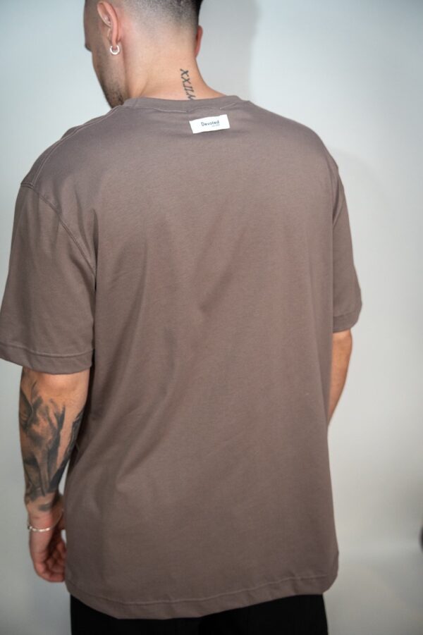 Devoted Classic Slim T-Shirt Brown - Image 2