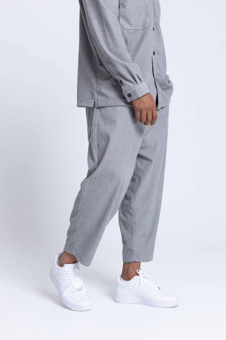 Devoted  Corduroy Pants Grey