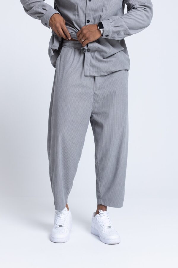 Devoted  Corduroy Pants Grey - Image 3