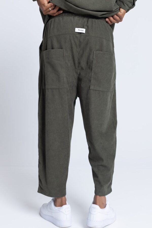 Devoted  Corduroy Pants Green - Image 3