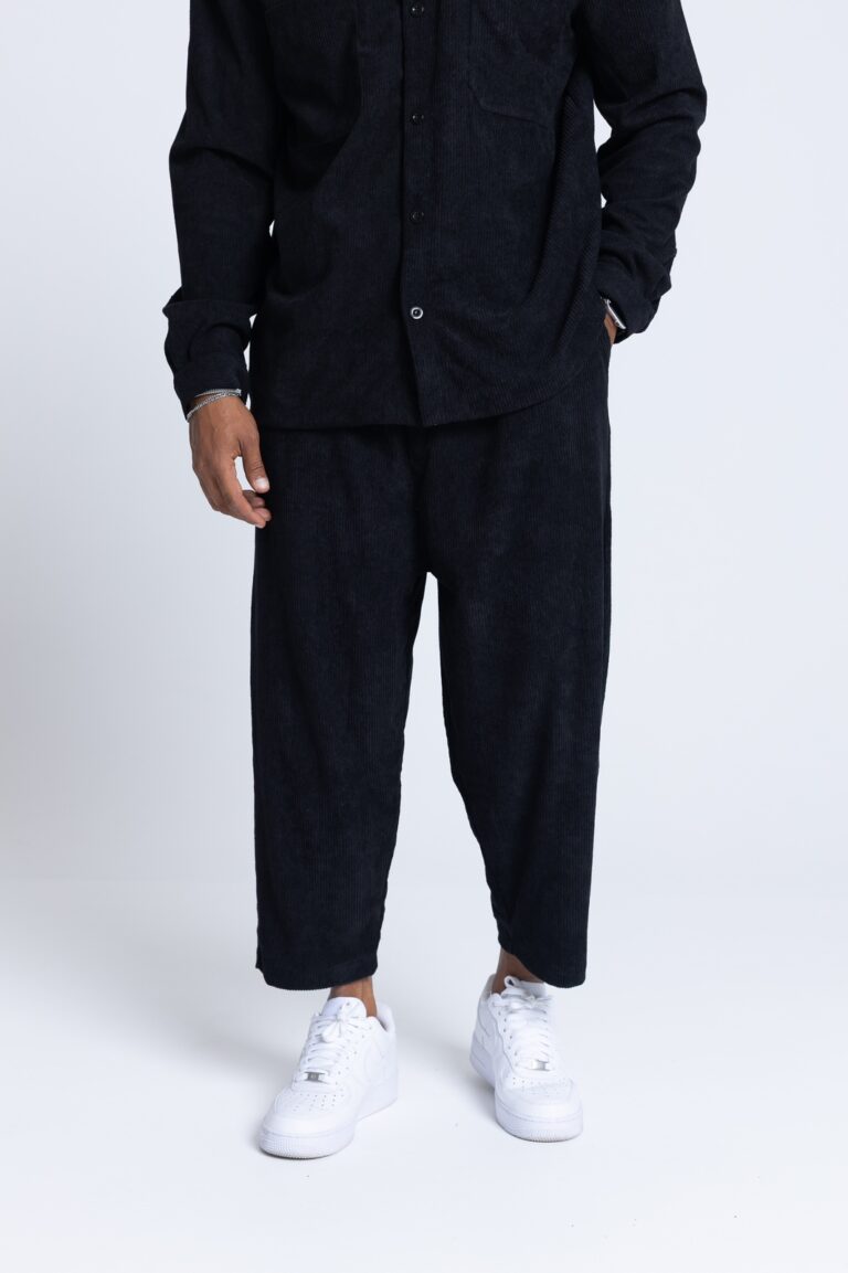 Devoted  Corduroy Pants Black