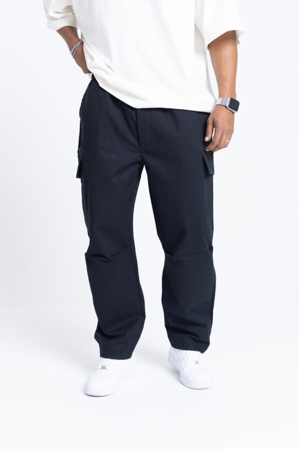 Devoted Cargo Pants Black - Image 2