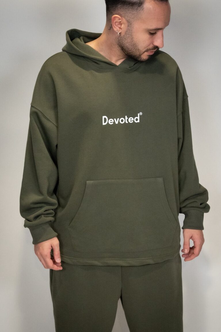 Devoted Classic Oversized Hoodie – Front Logo