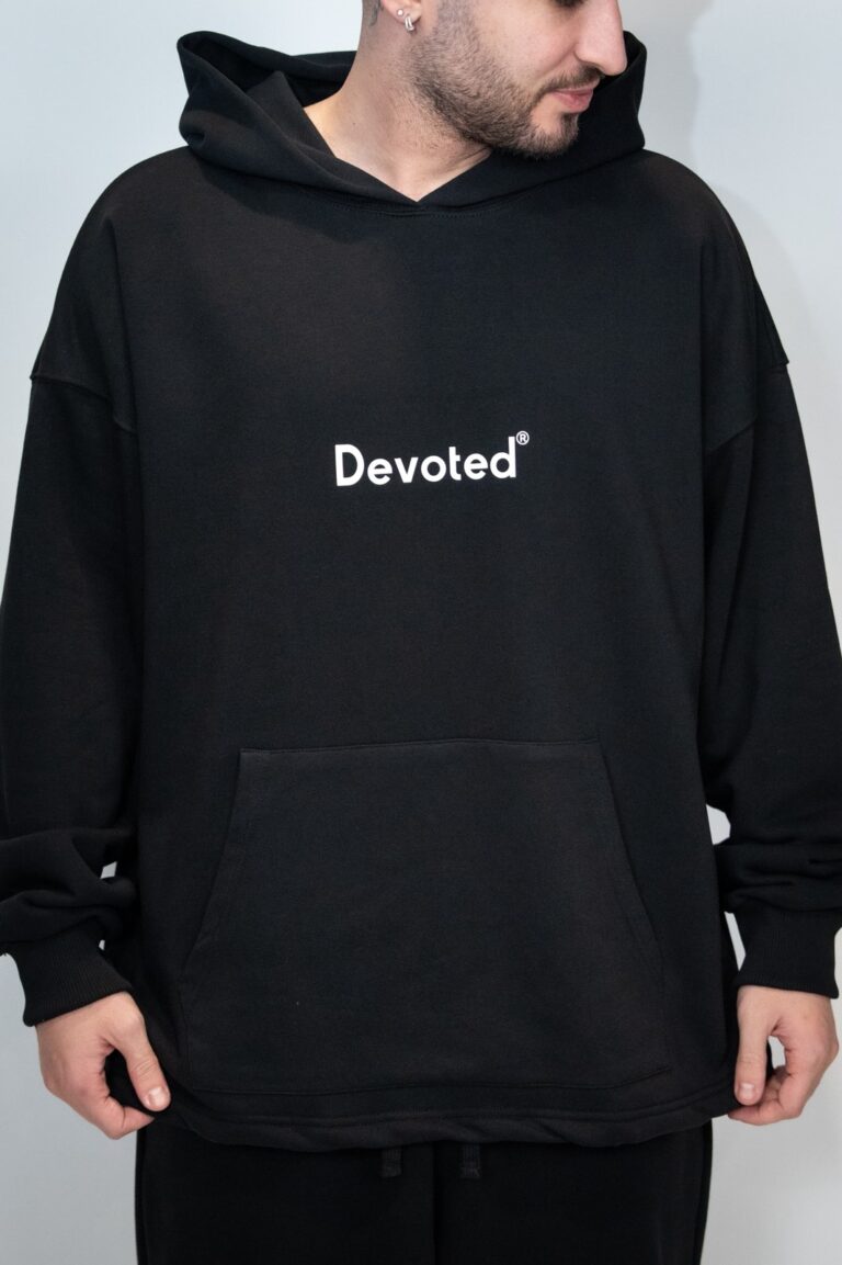 Devoted Classic Oversized Hoodie – Front Logo
