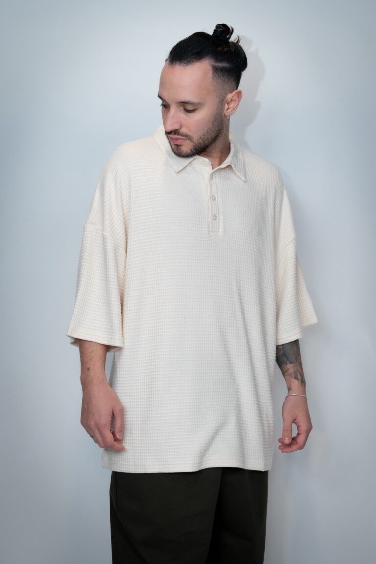 Devoted Oversized Polo Shirt