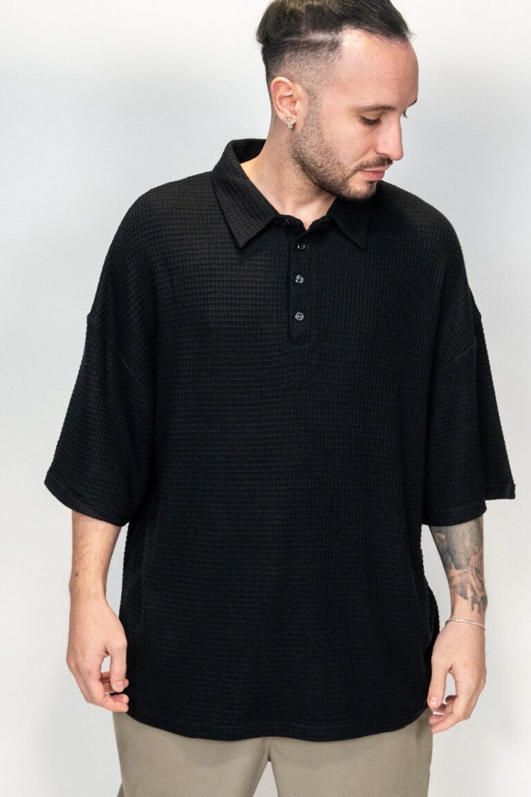Devoted Oversized Polo Shirt