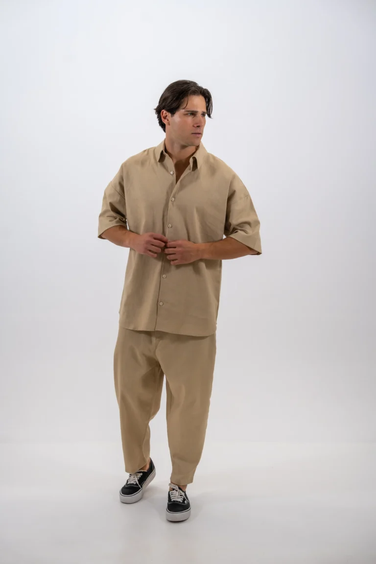 Devoted Linen Shirt Beige